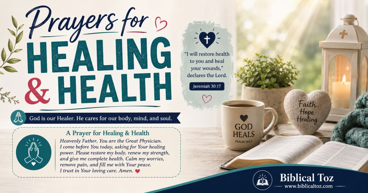 Prayers for Healing & Health