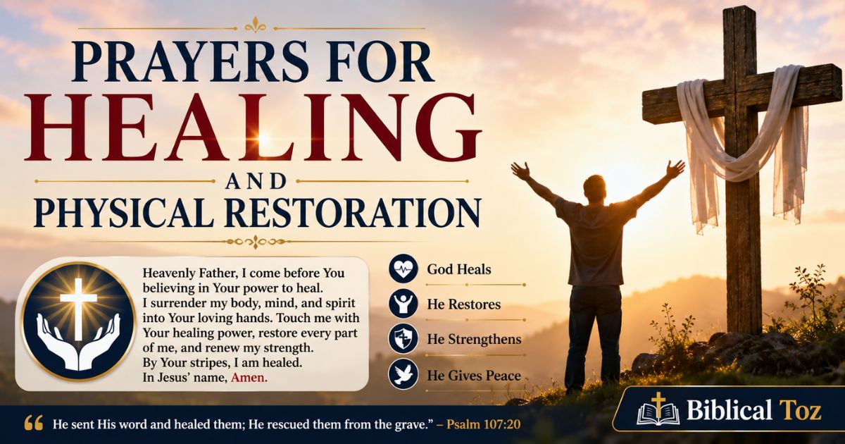 Prayers for Healing and Physical Restoration