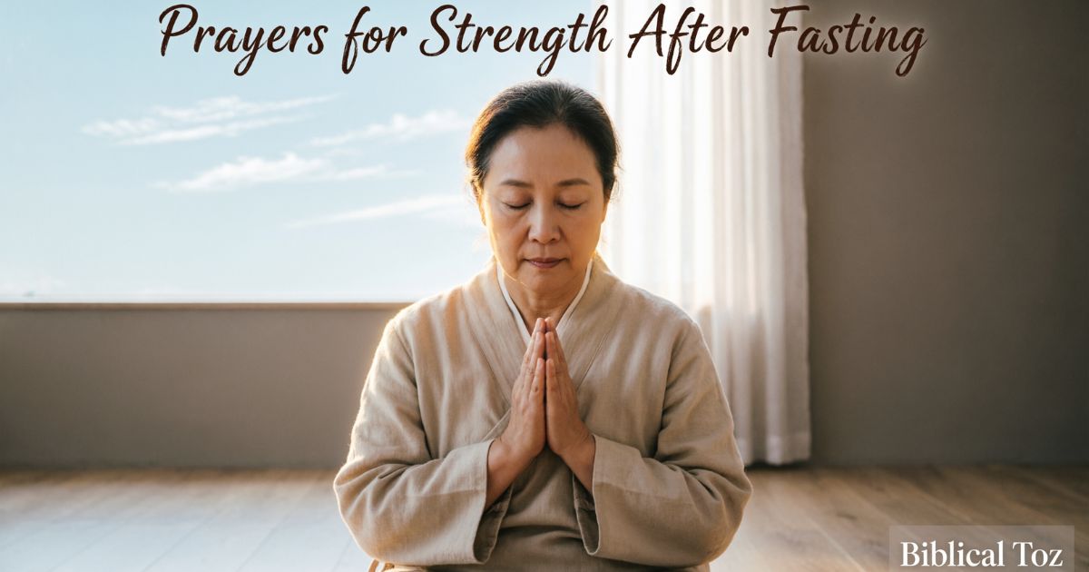 Prayers for Strength After Fasting