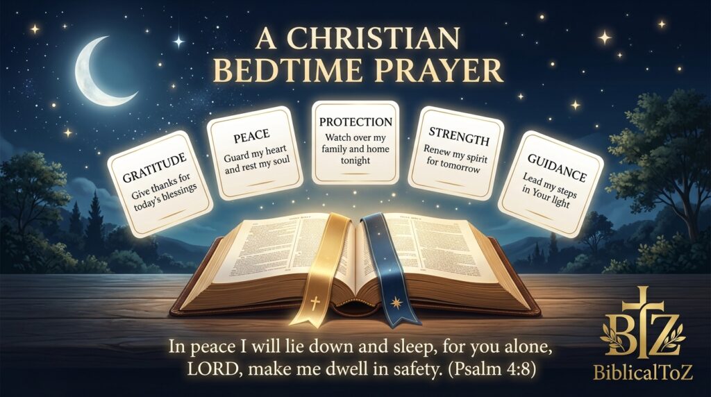 Short good night prayers for peaceful sleep