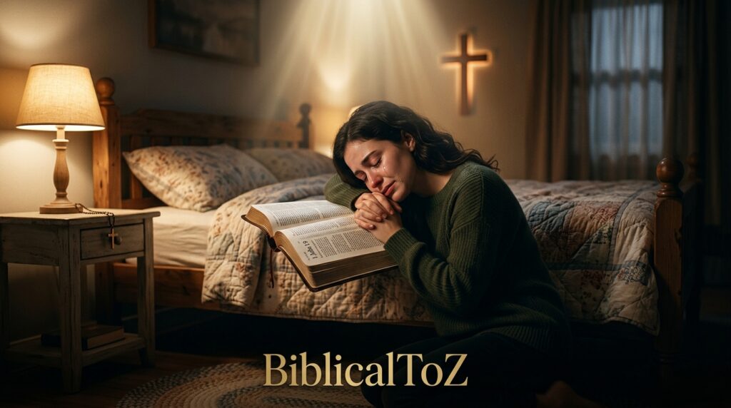 Christian bedtime prayer for forgiveness before sleep