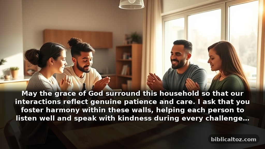 Modern Bible prayer for blessings for family