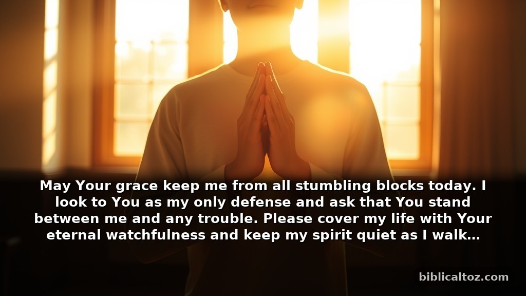 Short Bible prayer for blessings for protection
