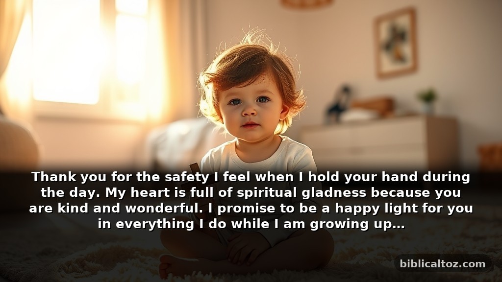 Cute Bible prayer for joy for kids learning about divine peace
