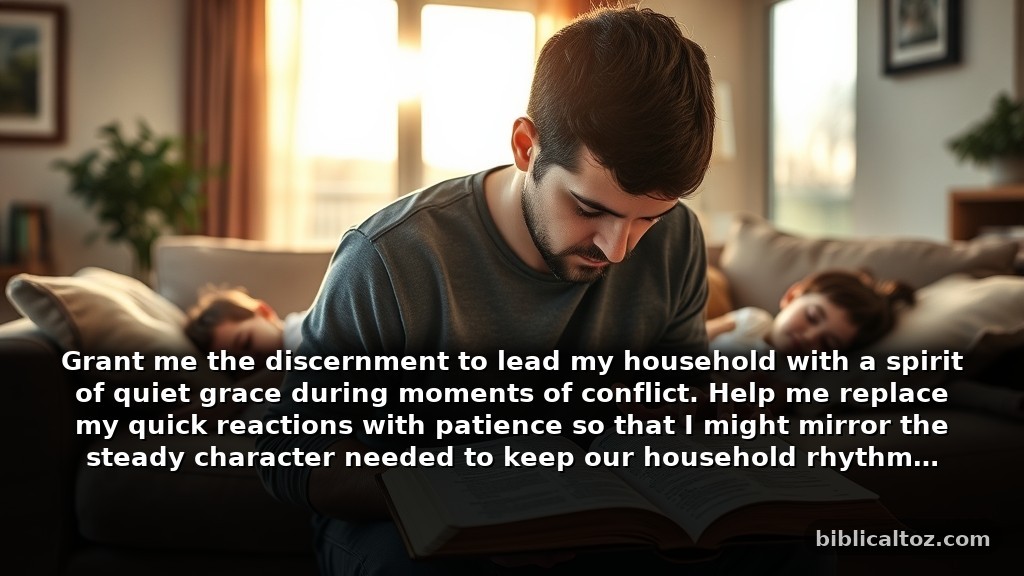 Heartfelt prayer for God's direction regarding his family and marriage