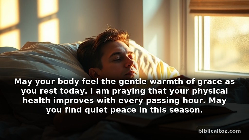 Short Bible prayer for recovery for text messages