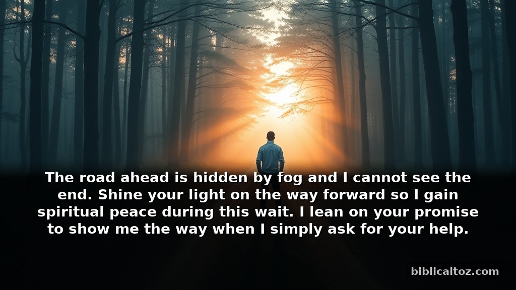 Short prayer for decision making when at a crossroads