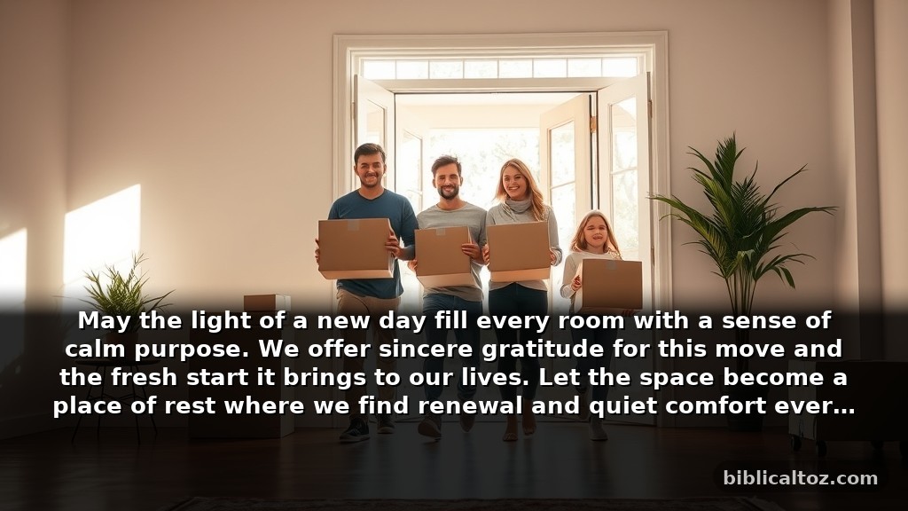 Short prayers for moving to a new home for cards and tags