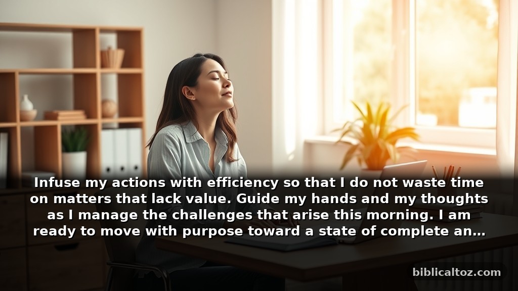 Short Prayer for Success for Busy Mornings