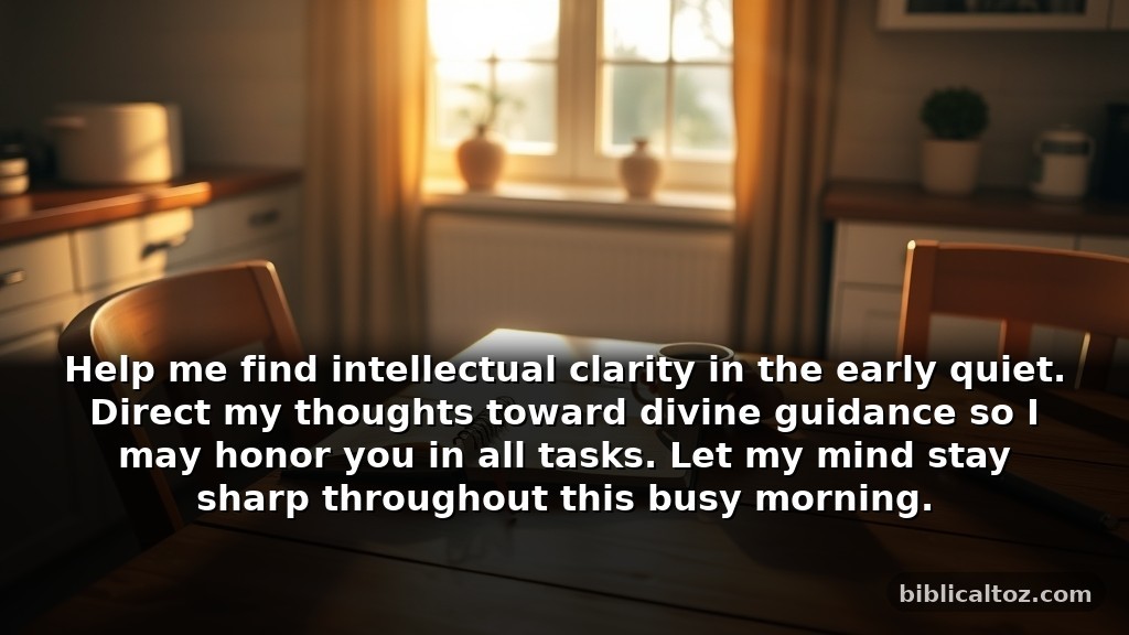 Short prayer for wisdom and knowledge for morning devotion