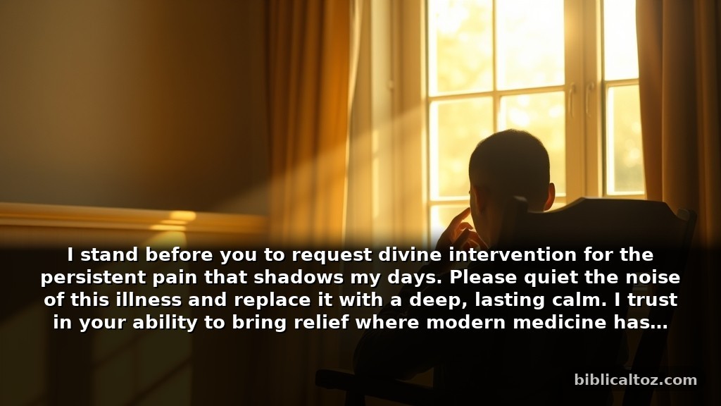 A powerful prayer for healing from illness to ask for divine intervention