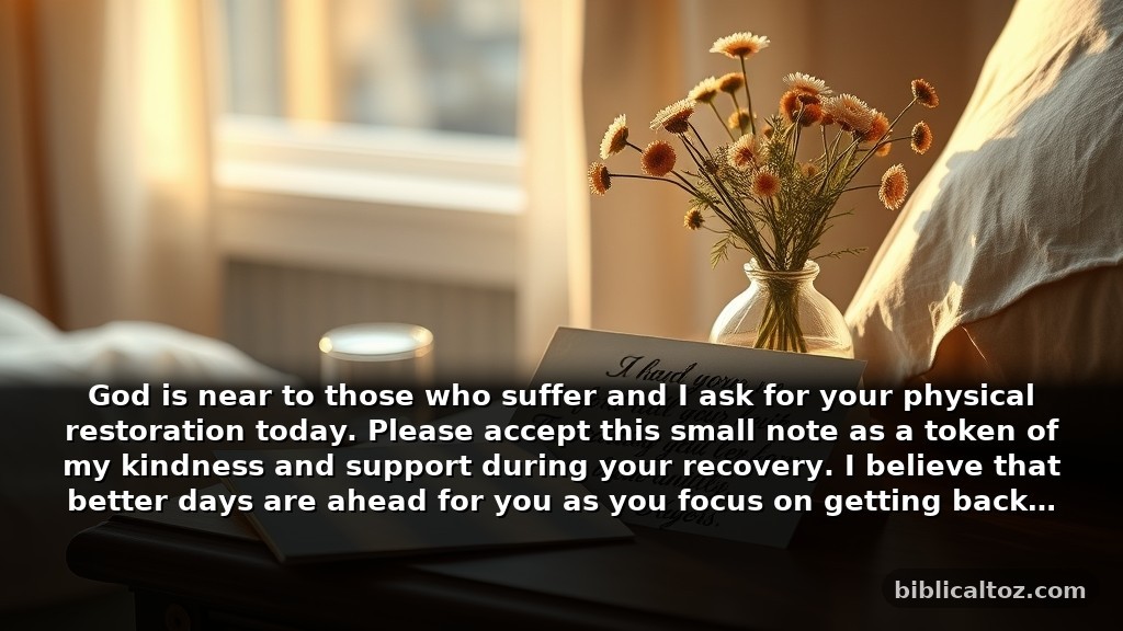 Short prayers for healing from illness to send in sympathy cards