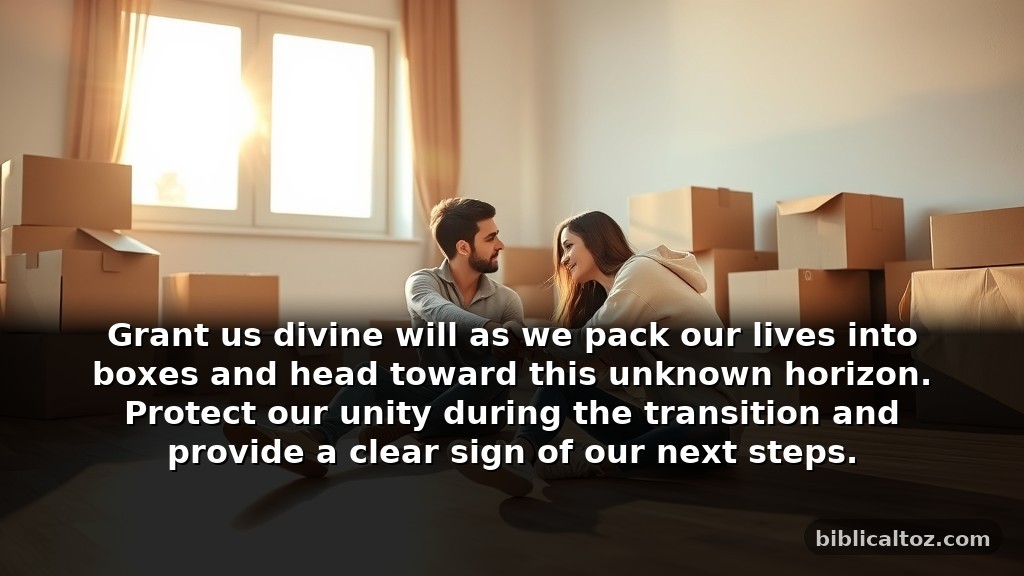 Biblical prayer for marriage guidance during big life changes