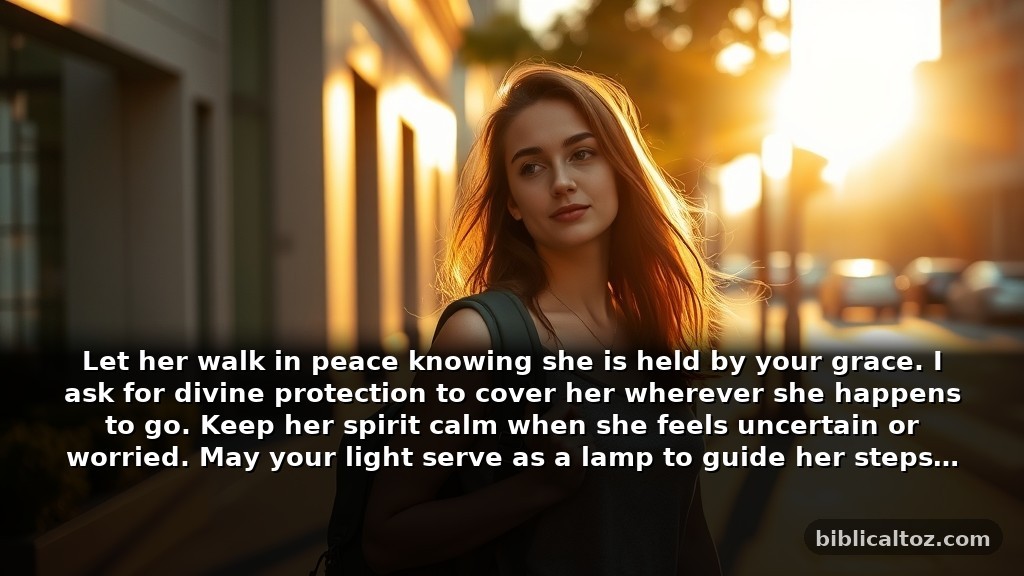 Short prayer for my daughter to keep her safe