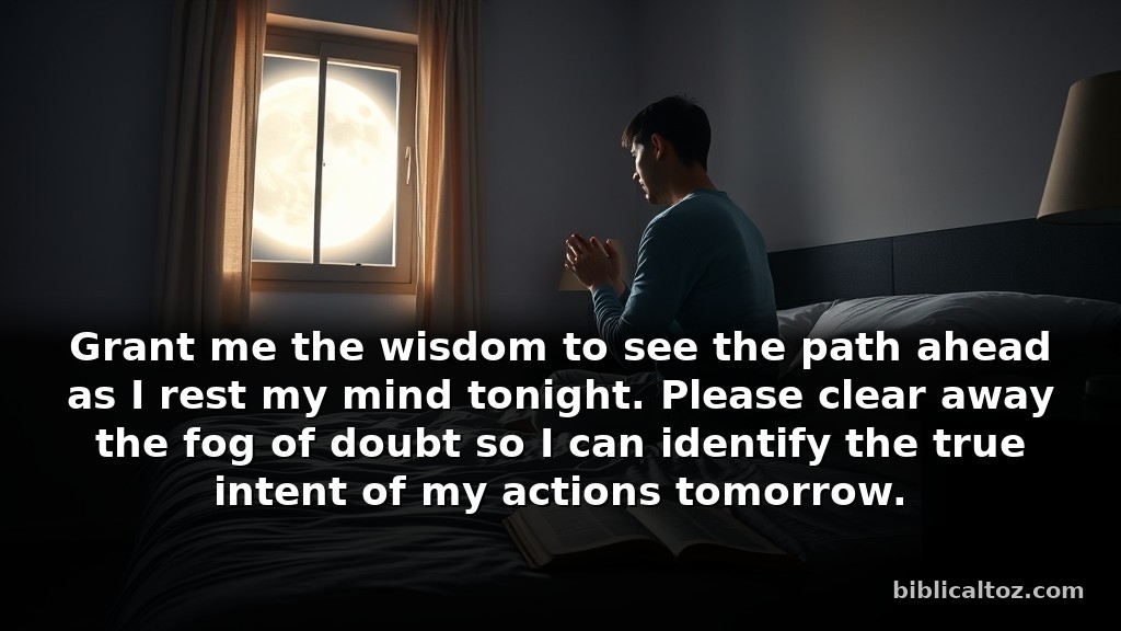Modern bedtime prayer scripts for seeking divine guidance