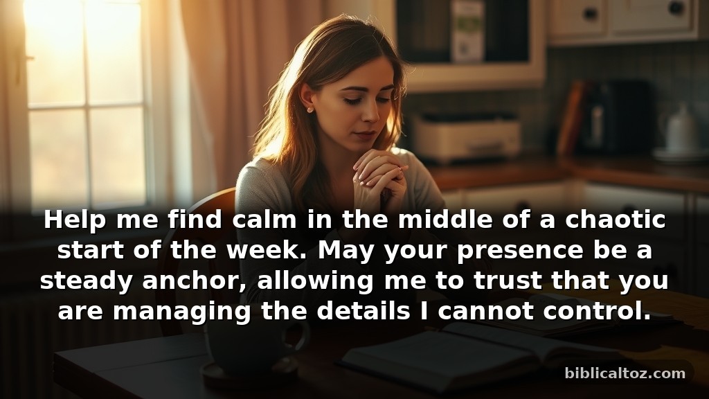 Monday Prayer for Patience During Challenging Seasons