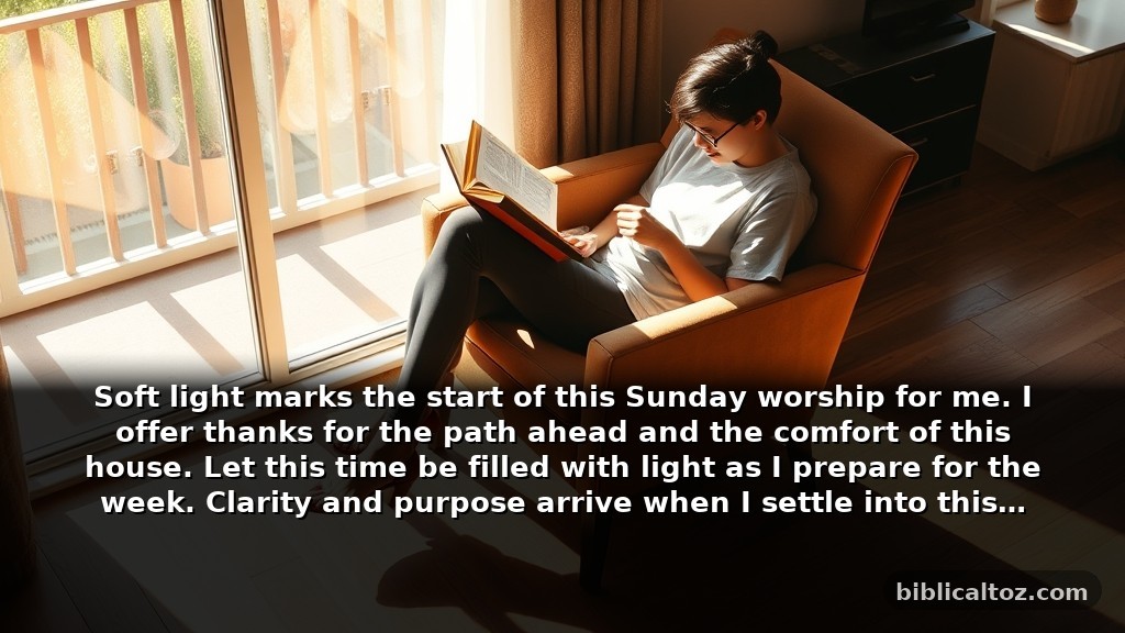 Short Sunday prayer snippets for Instagram captions