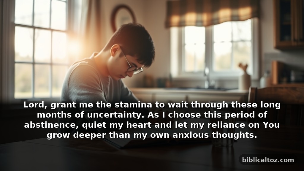 Modern Bible Verses About Fasting for Sustaining Patience in Hard Times
