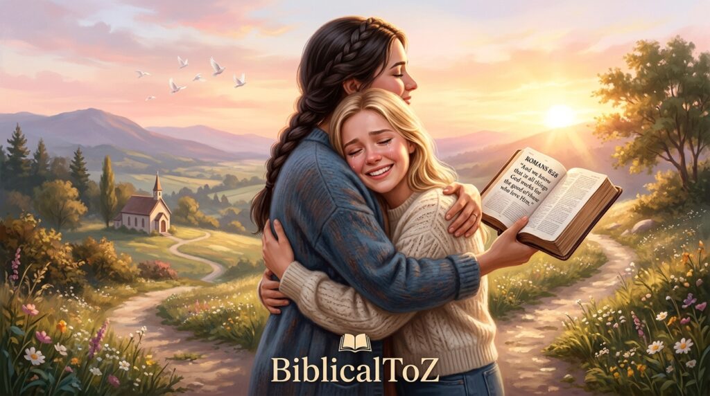 Christian healing prayer for sister celebrating God's healing, hope, and restoration