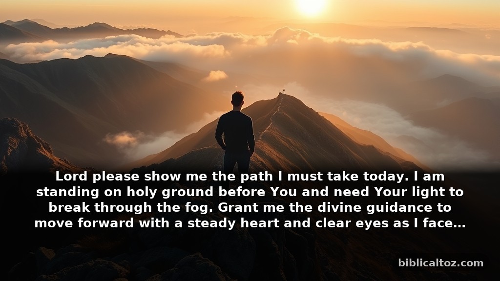 Short Powerful Prayers Inspired by Moses' Prayers for Daily Guidance