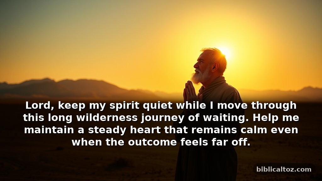 Thoughtful Powerful Prayers Inspired by Moses' Prayers for Patience in Trying Times