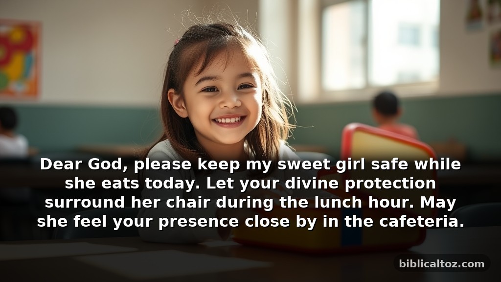 Short Bible Prayer for My Granddaughter to Keep in Her Lunchbox
