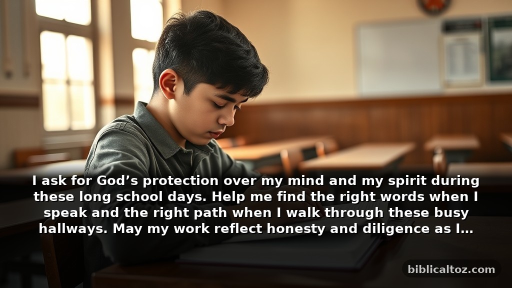 Short Bible Back to School Prayer for Instagram Captions