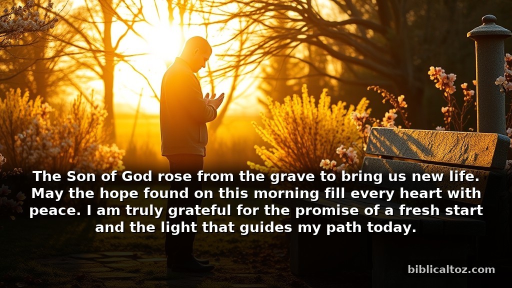 Short Bible Easter Prayer options for Instagram captions