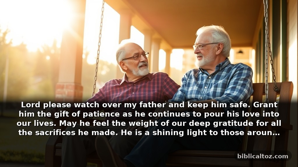 Short Bible Father’s Day Prayer options for cards