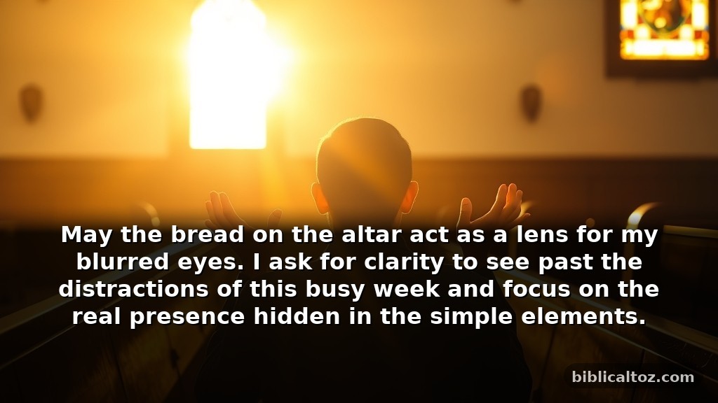 Clever and Simple Ways to Seek Guidance in a Prayer Before Communion