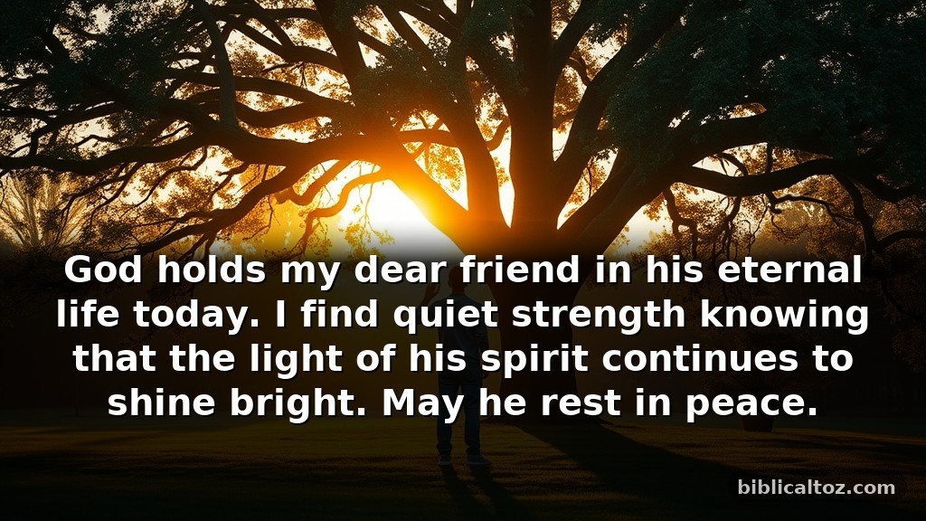 Short bible Death Anniversary Prayers for social media captions