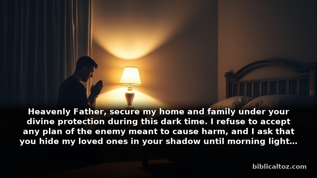 Powerful bible midnight prayers for divine protection
