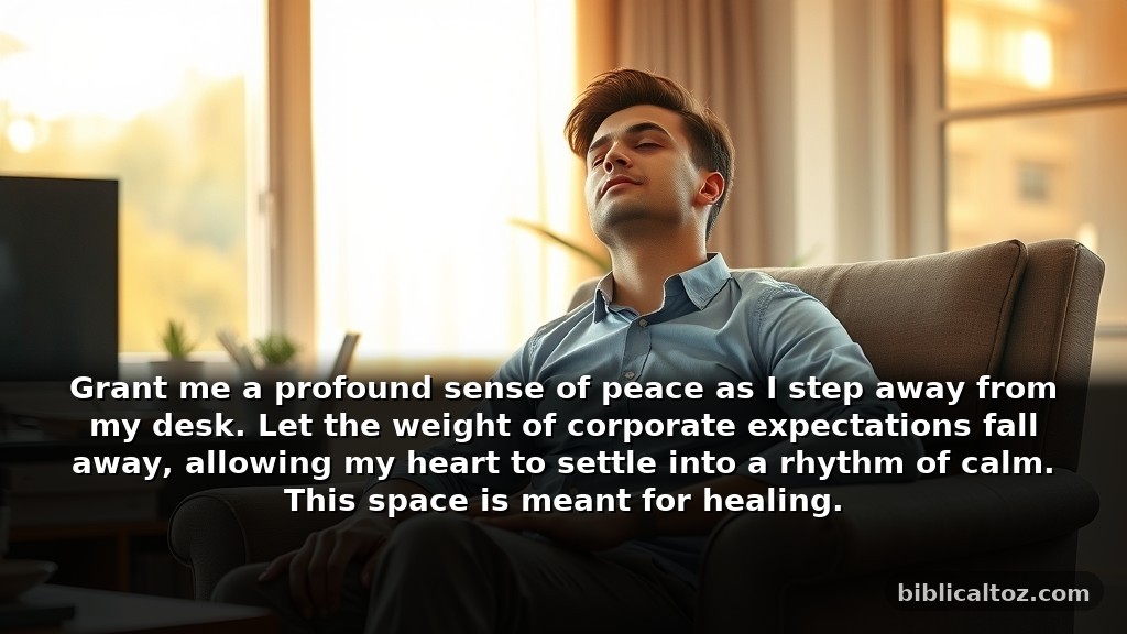 Reflective bible midweek prayers for healing after workplace burnout