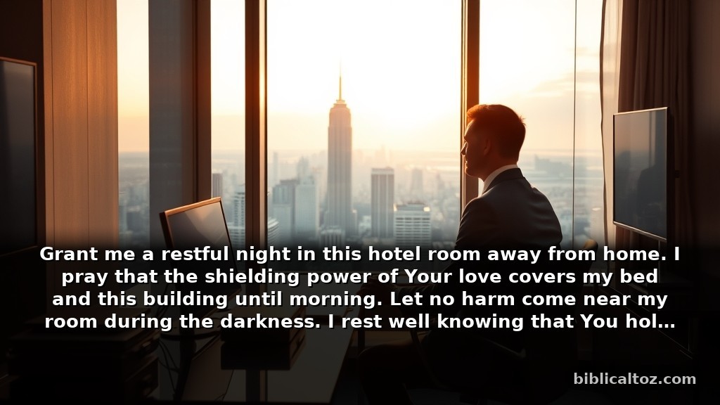 Short Bible midweek prayers for protection during business travel