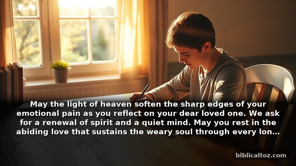 Short bible Prayers for Grieving to put in cards
