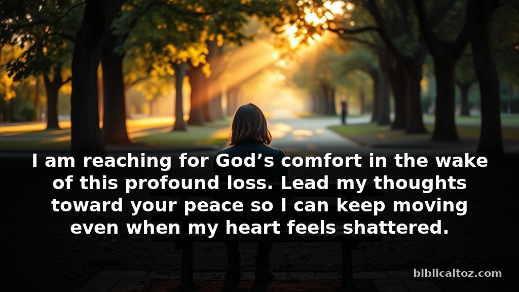 Thoughtful Bible Prayers for Loss of a Child About Divine Guidance