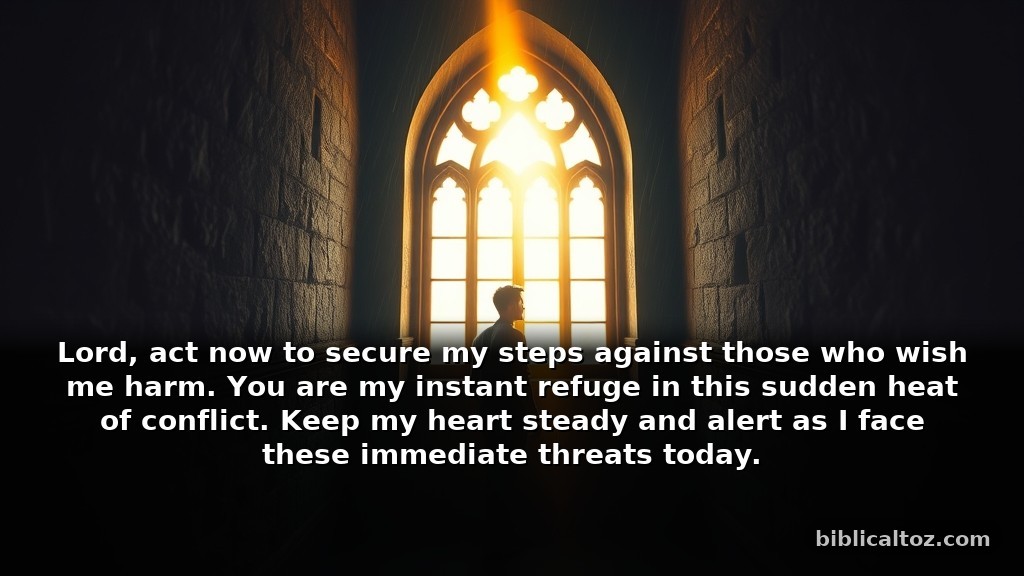 Short bible prayers for protection from enemies when you are in a hurry