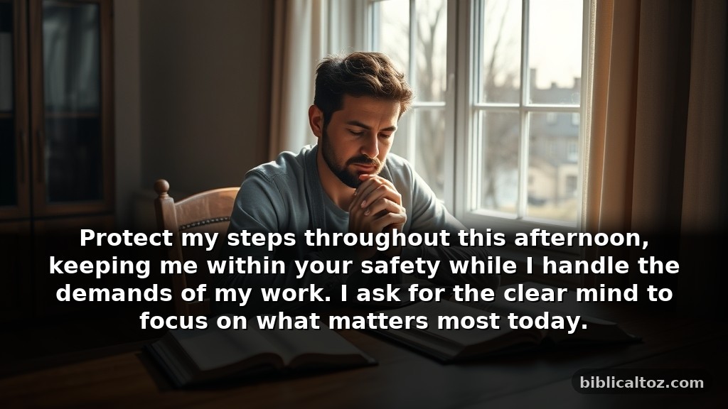 Thoughtful bibleprayer for better days for protection and peace of mind
