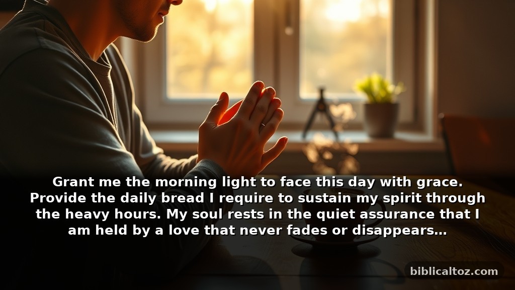 Short prayer for grief for daily strength