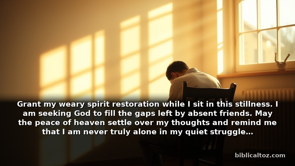 Short prayer for loneliness to find healing
