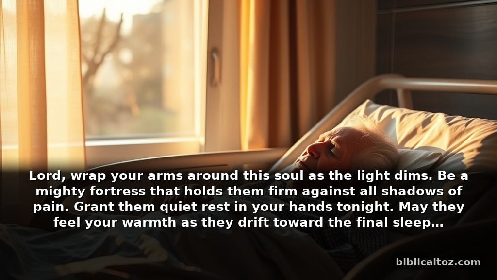 Short bibleprayer for someone dying in need of divine protection