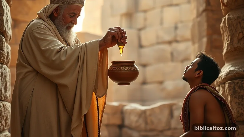 Anointing Kings and Priests - oil symbolism in the Bible