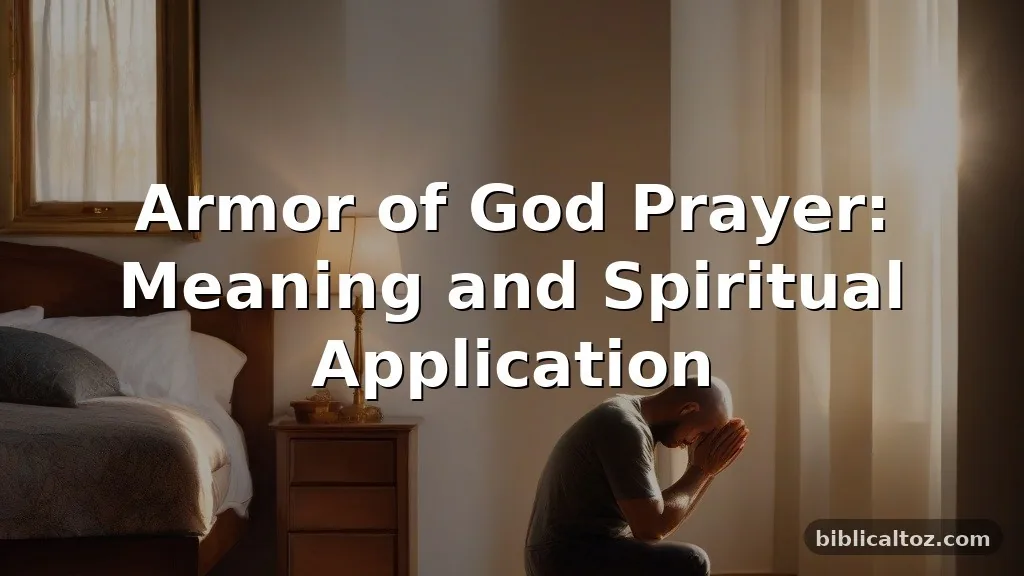 Armor of God Prayer