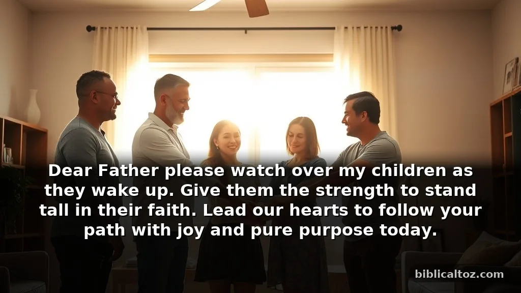 Short Bible Verses About Family for Daily Morning Prayers