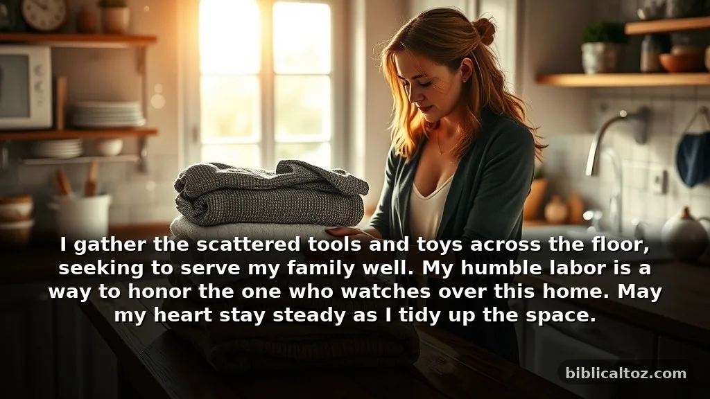 Cleverly Hidden Bible Verses About God's Presence in Your Daily Chore List
