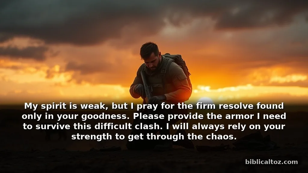 When You Need Strength: Bible Verses About God's Presence in Battle