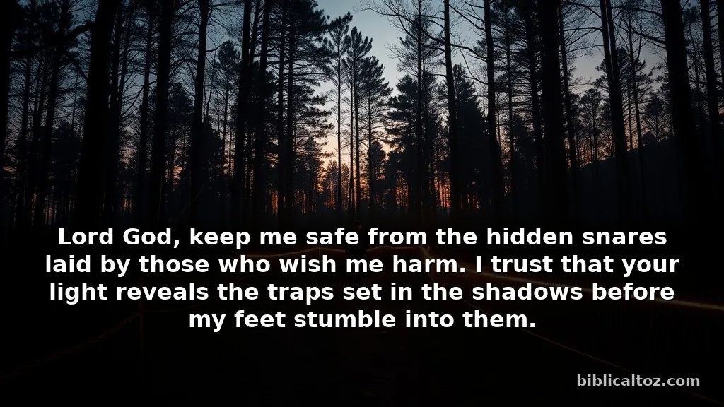 Bible Verses About God's Protection Against Hidden Dangers