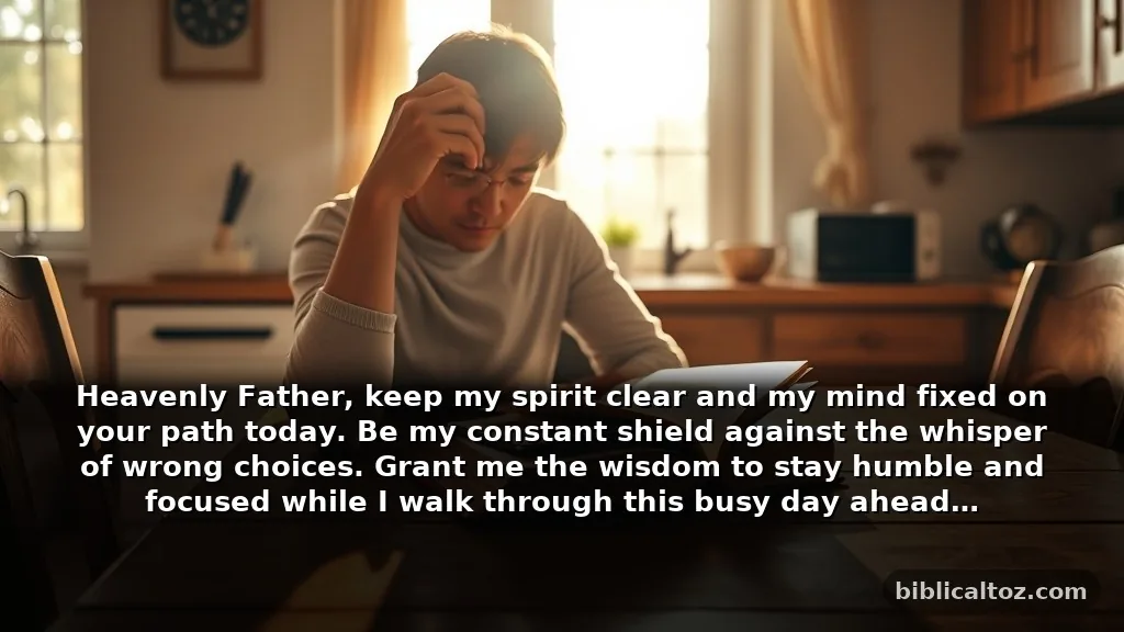 Short Bible Verses About Temptation for Daily Protection