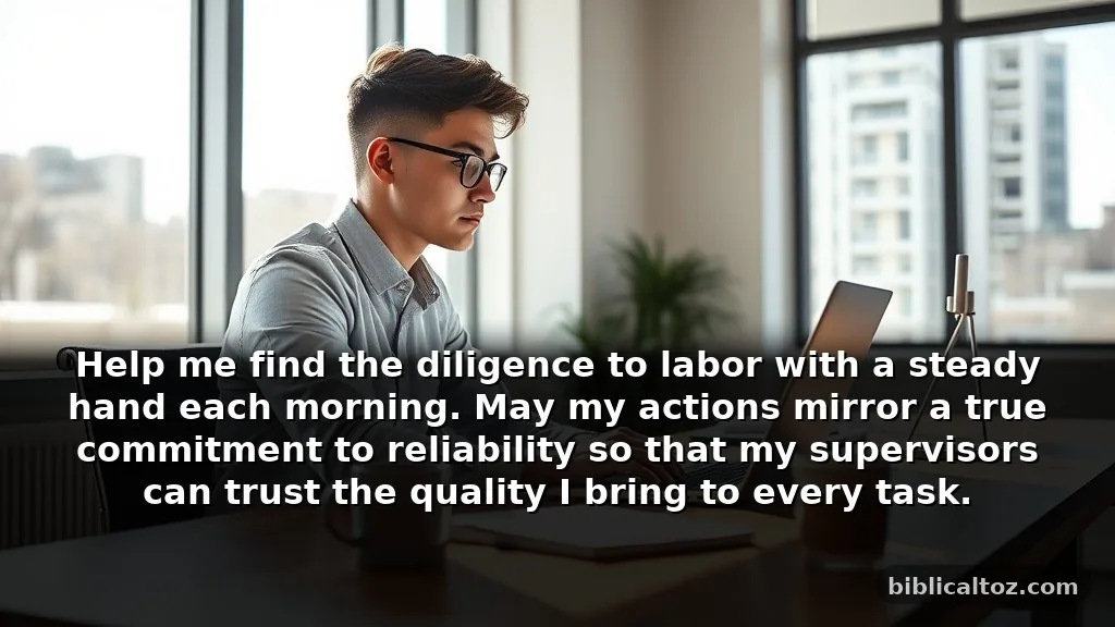 Practical Bible Verses About Work Ethic for Young Professionals