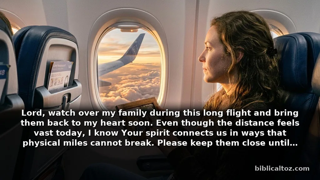 A Caring Biblical Prayer for Pilots and Travelers for Family Connection